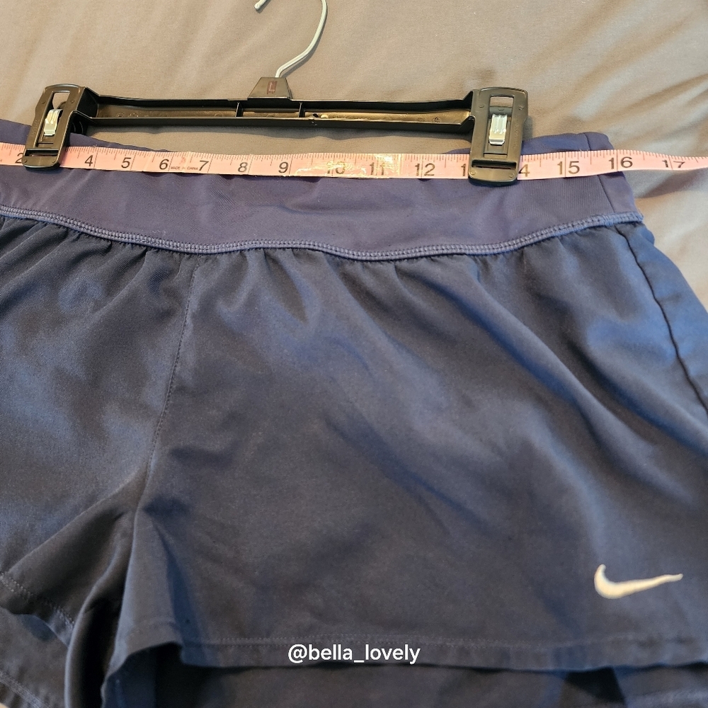 Nike Women's Midnight Blue Shorts Swim Or Casual With Liner - Picture 7 of 8